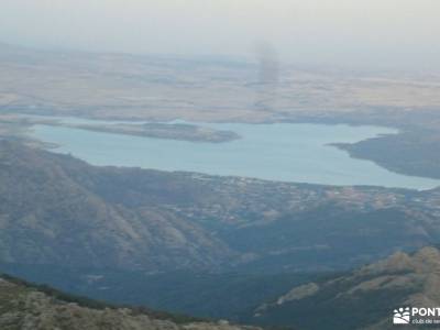 La Maliciosa al atardecer: una ruta entre luces y siluetas - Luna Llena;sierra de guadarrama senderi